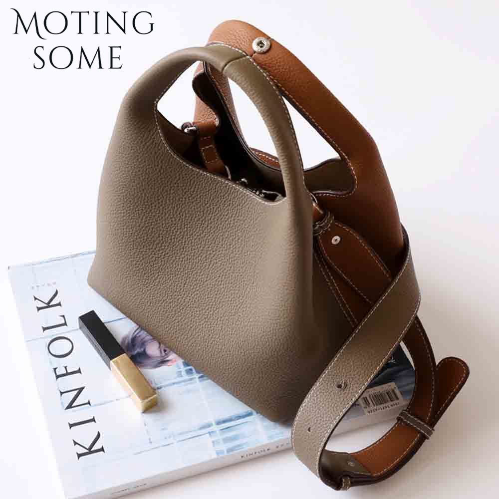 Luxury Tote Bags With Zipper - Motingsome Patchwork Stijl Vrouwen Emmer Tas