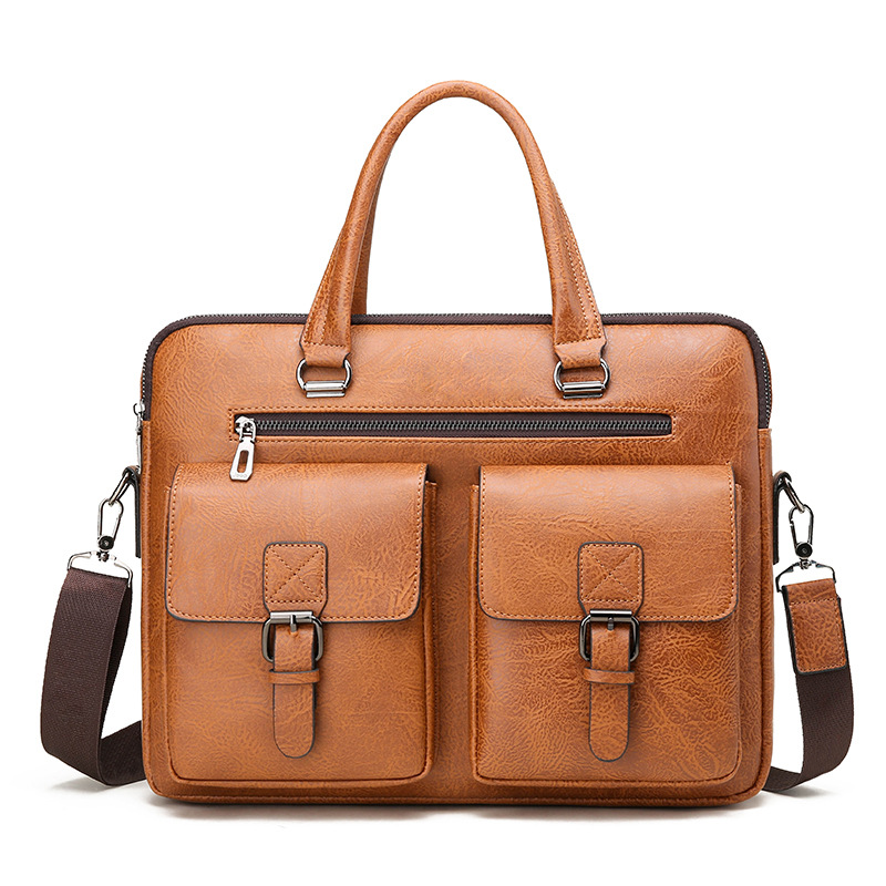 Luxury Tote Bags With Zipper - Luxe Merk Man Business Aktetas Tas