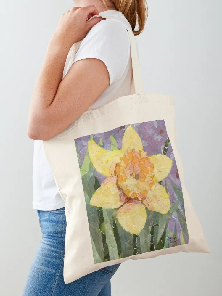 Luxury Bags Yellow - Gele lentebraam in collage Tote Bag