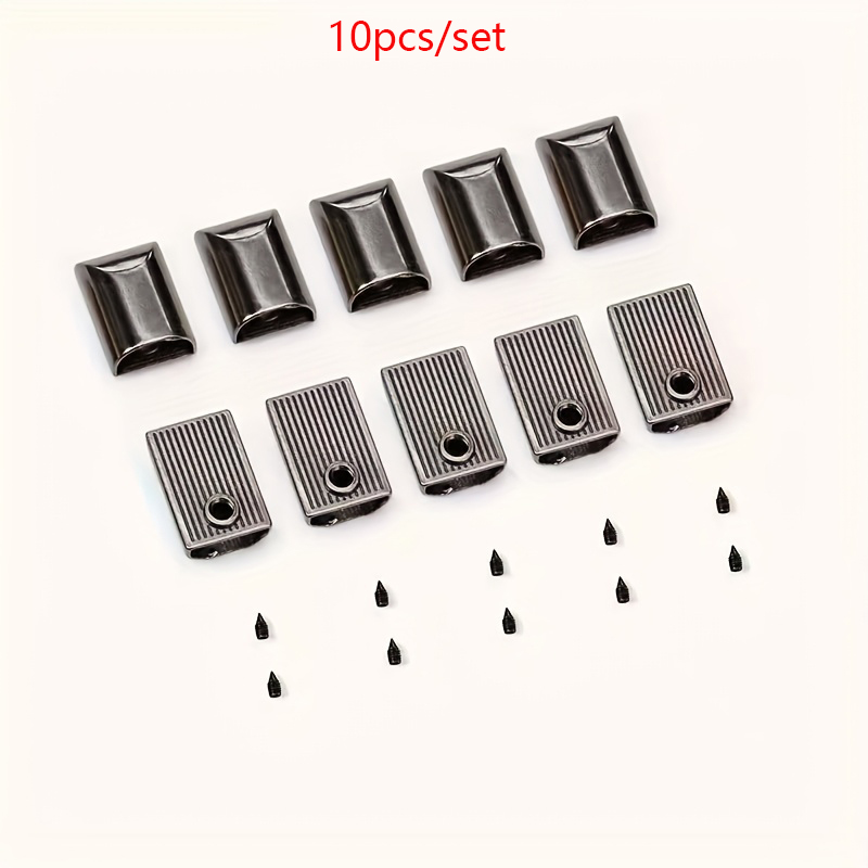 Luxury Bags Must Have - 10-delige set meerkleurige metalen ritsclips, legering