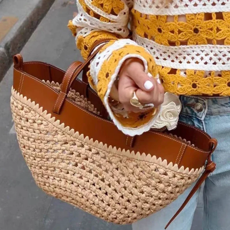 Merk Holle Geweven Strandtas N - Luxury Tote Bags With Zipper recensie en prijs