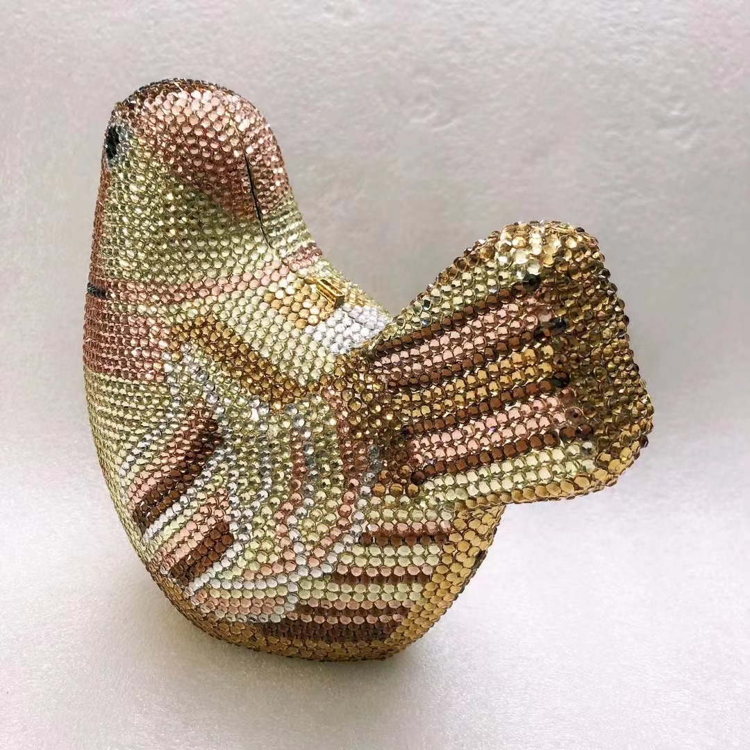 Vogel Diamant Avondtas Koppeli - Luxury Bags Yellow recensie en prijs