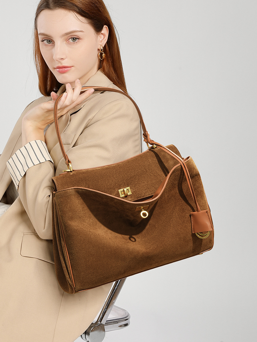 Herfst Winter Dames Suède lede - Luxury Tote Bags With Zipper recensie en prijs