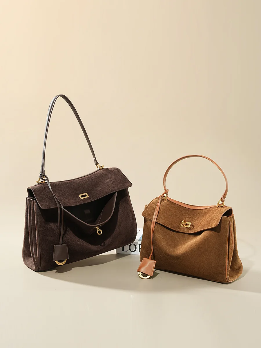 Herfst Winter Dames Suède lede - Luxury Tote Bags With Zipper recensie en prijs