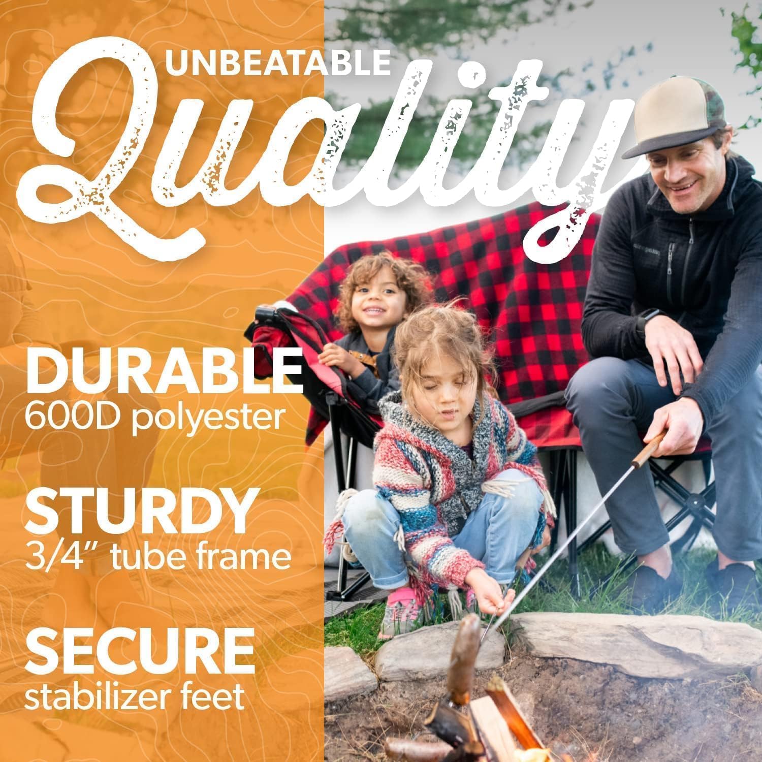 Dubbele campingstoel met draag - Luxury Bags Youtube recensie en prijs