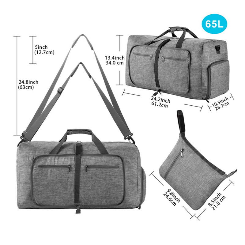 Fmeida 65L Reistas met schoene - Weekender Bag Duffle recensie en prijs