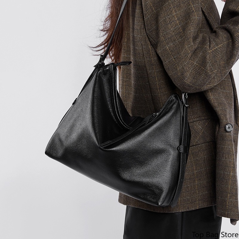 Echte leren tote bag voor dame - Quiet Luxury Bags Tote recensie en prijs