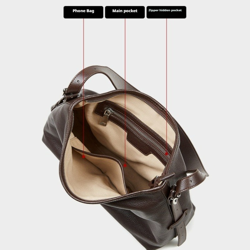 Echte leren tote bag voor dame - Quiet Luxury Bags Tote recensie en prijs