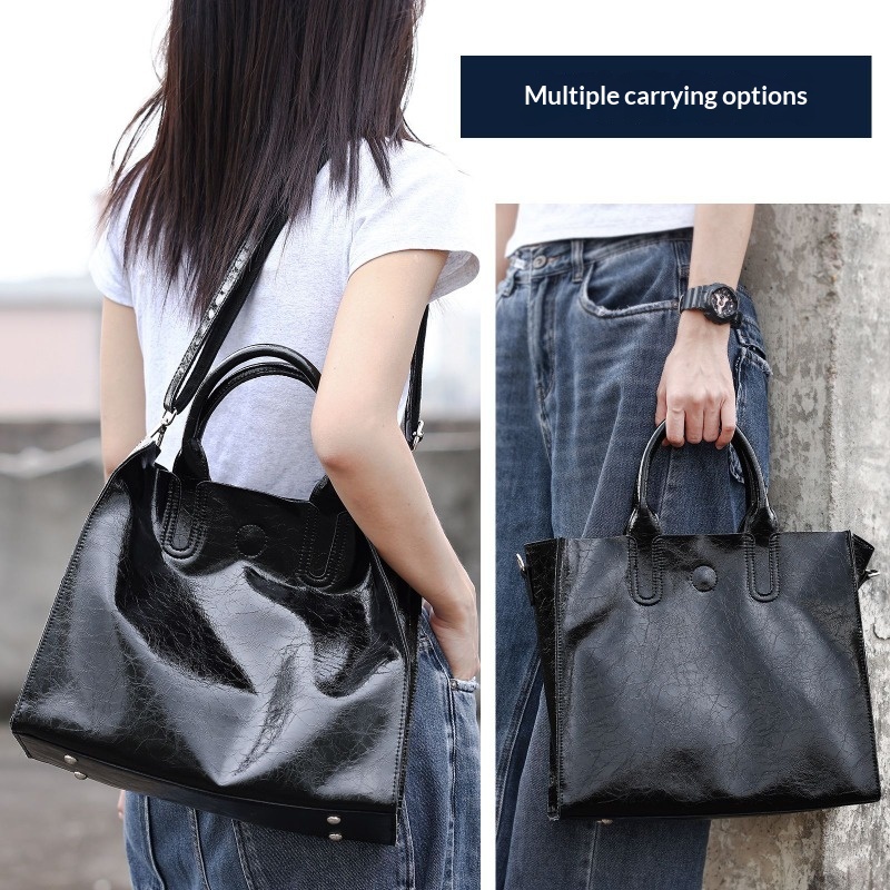 Echte leren tote bag voor dame - Quiet Luxury Bags Tote recensie en prijs