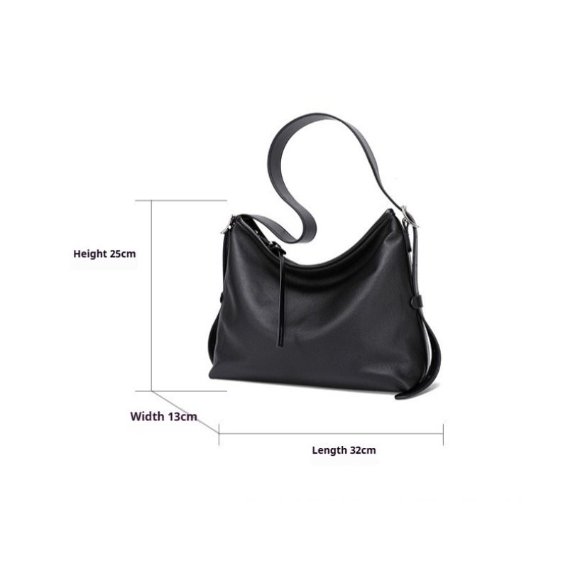 Echte leren schoudertas voor d - Quiet Luxury Bags Tote recensie en prijs