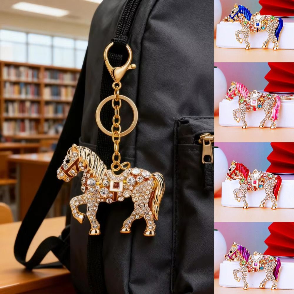 Luxe metalen paardensleutelhan - Luxury Bags Yellow recensie en prijs