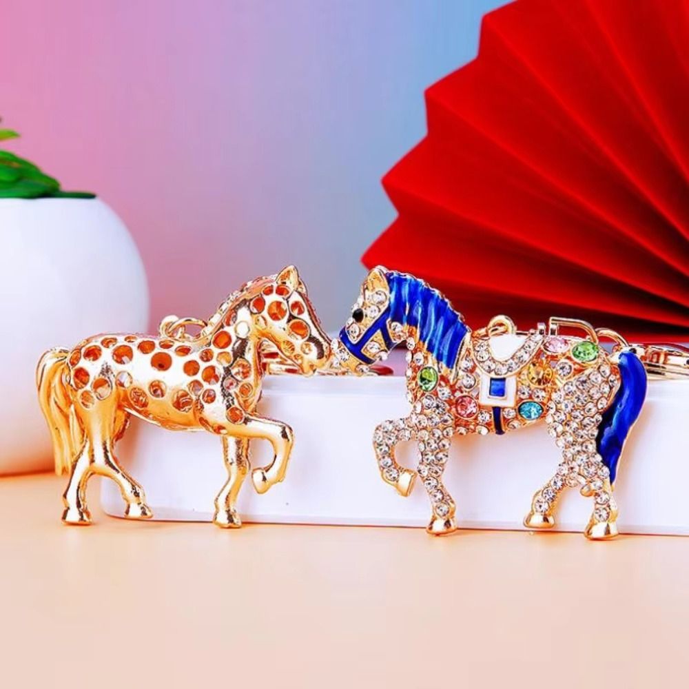 Luxe metalen paardensleutelhan - Luxury Bags Yellow recensie en prijs