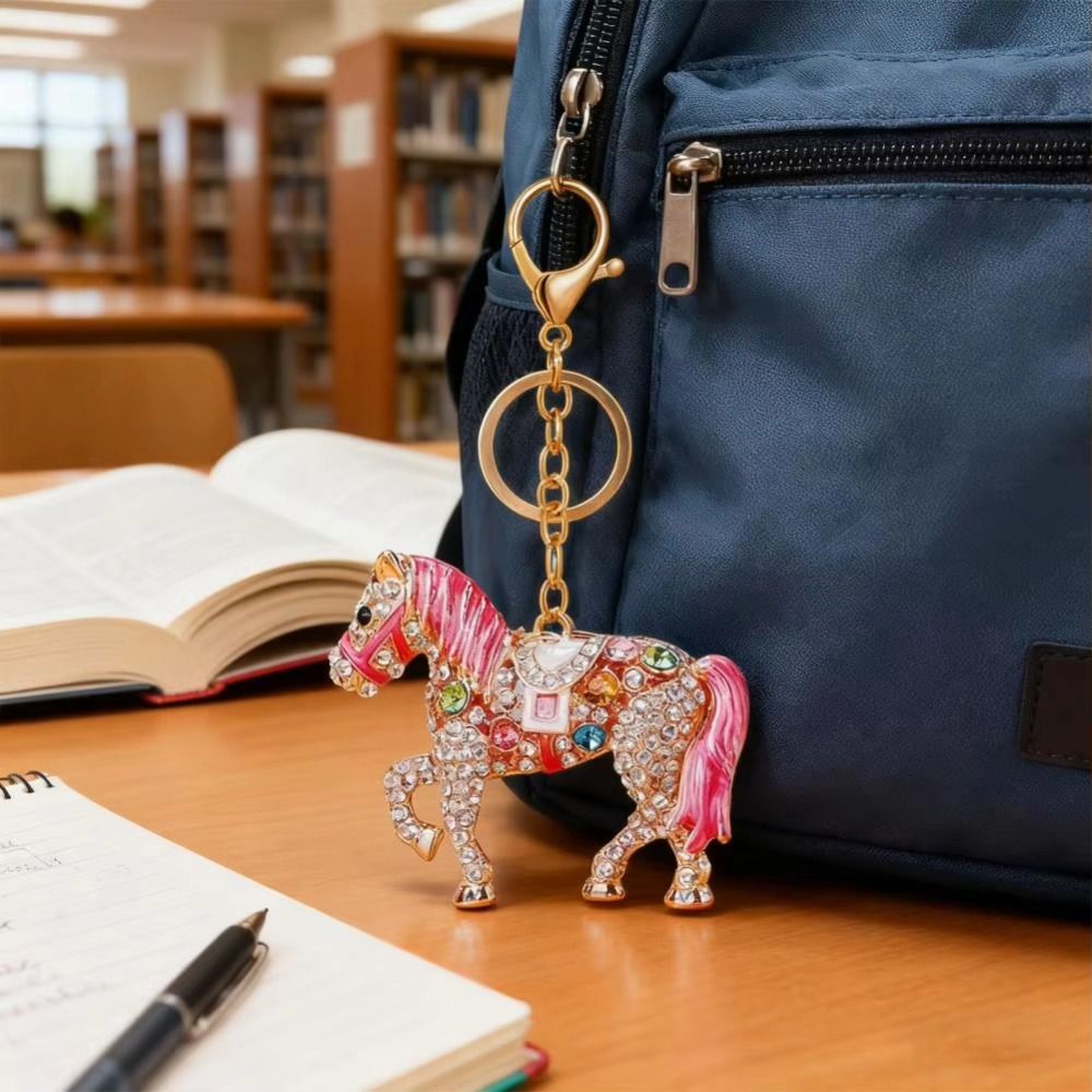 Luxe metalen paardensleutelhan - Luxury Bags Yellow recensie en prijs